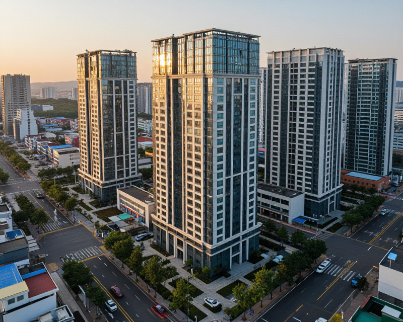 Modern Korean Apartment Complex in Gyeonggi-do