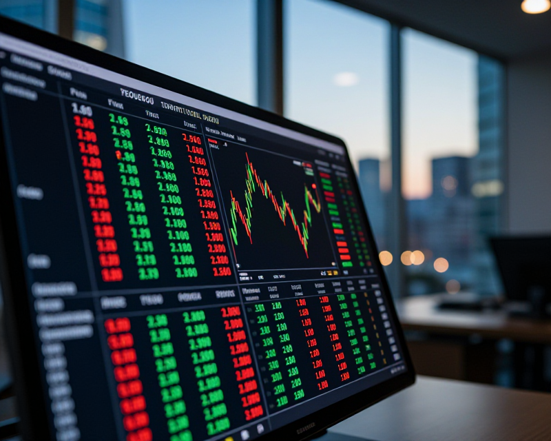 Financial Market Data Display