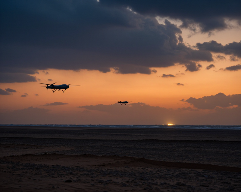 Cinematic Middle East Conflict Atmosphere