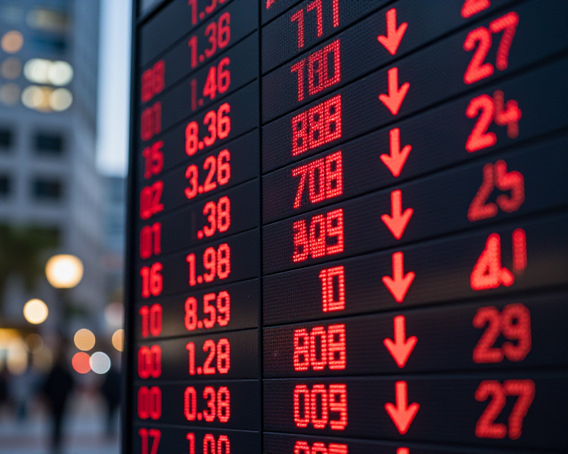 Stock Market Decline in Seoul