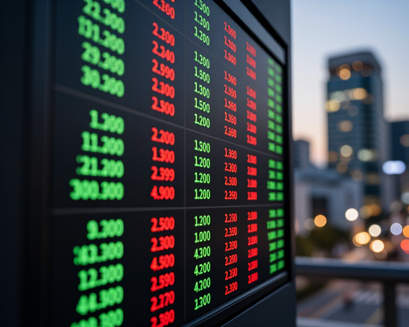 Financial Market Display
