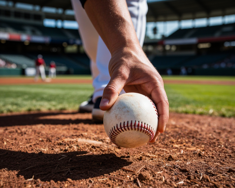 Baseball Pitcher Focus