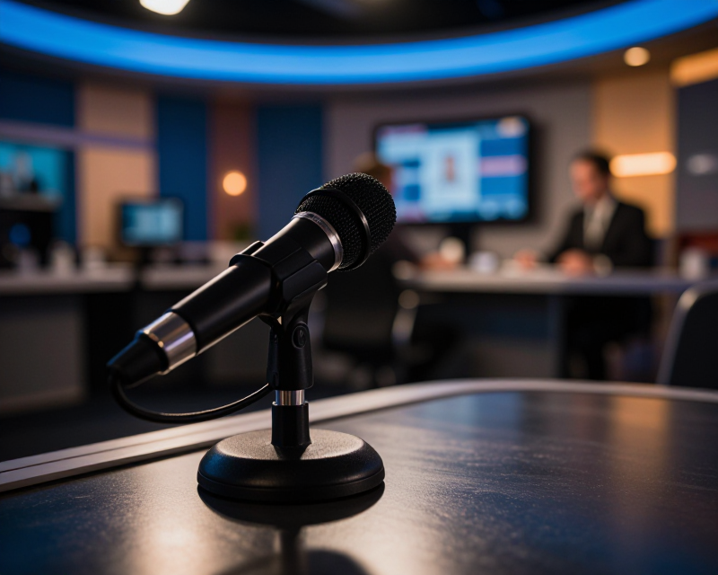 Political Interview Atmosphere