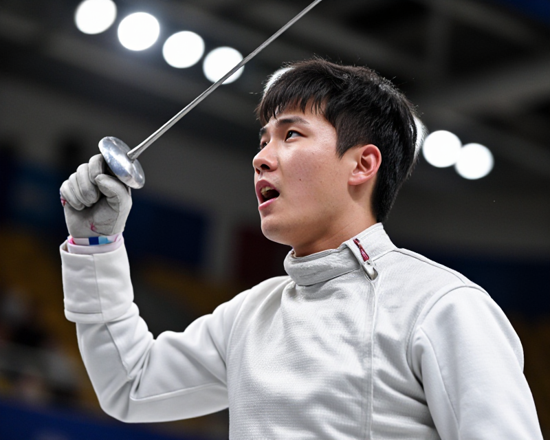 Victory in Fencing