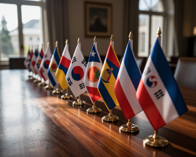 Diplomatic Conference Atmosphere
