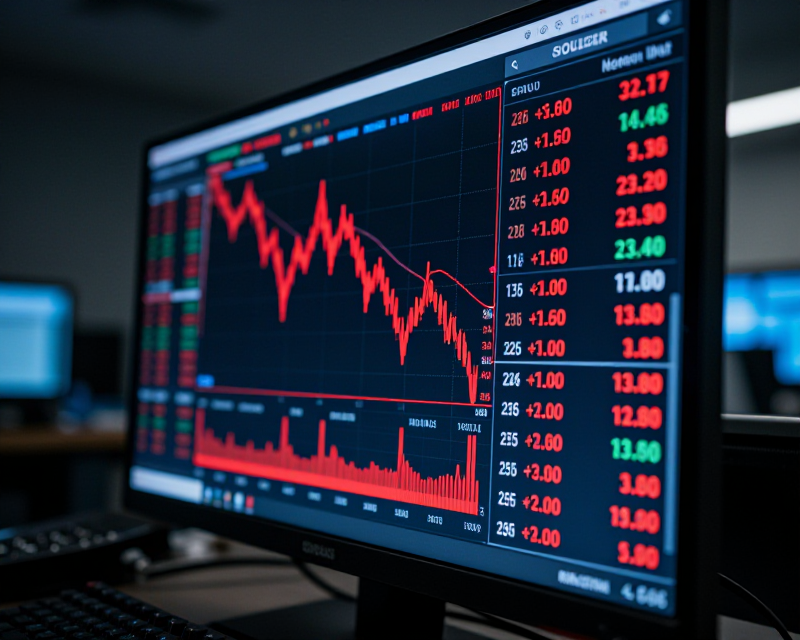 Market Volatility Concept